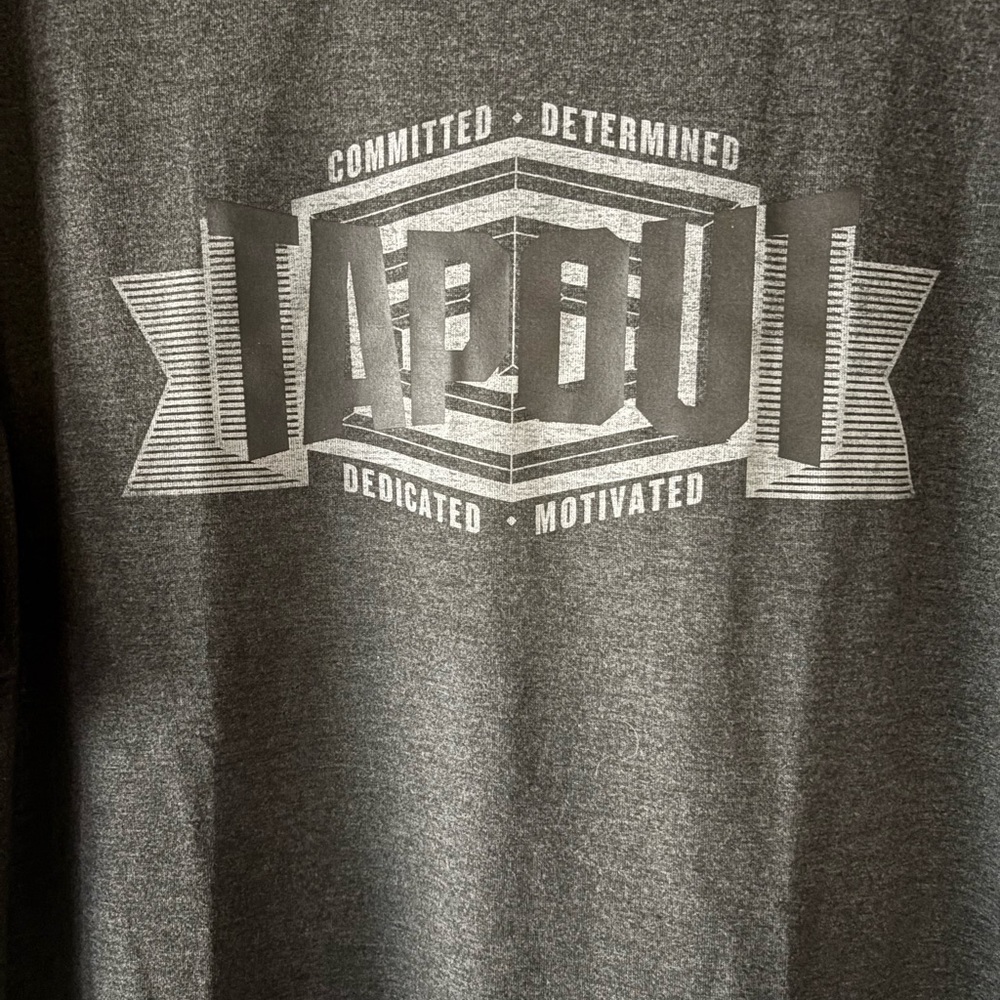 NWOT Officially licensed Tapout T-Shirt size XL. Short sleeve. Gray and black. - Picture 2 of 10